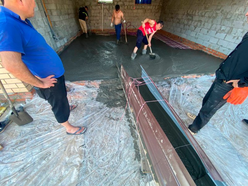 Заливка бетона под гараж в Иркутске